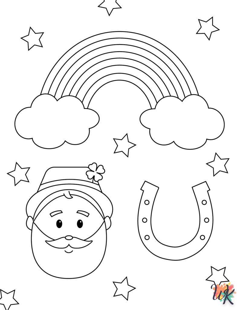 coloriage Leprechaun  pour enfants a imprimer gratuit