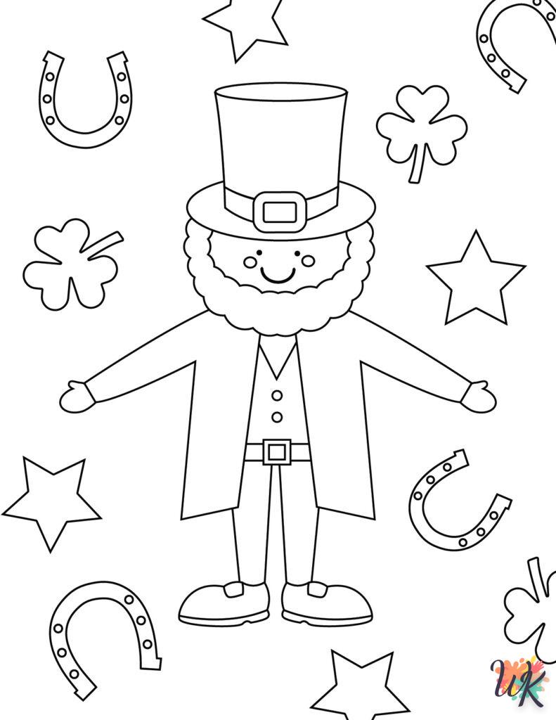 coloriage Leprechaun  a imprimer gratuitement