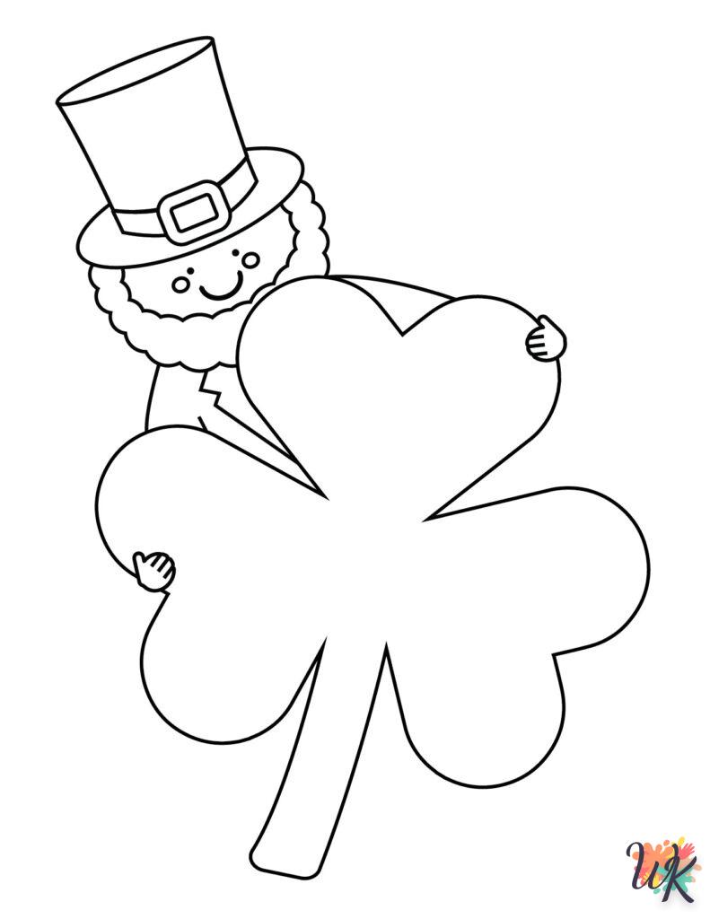 coloriage Leprechaun  bebe à imprimer