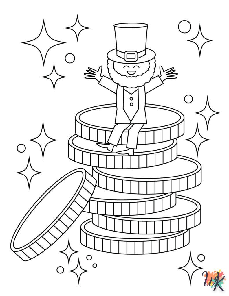 coloriage Leprechaun  à imprimer pour enfant de 10 ans