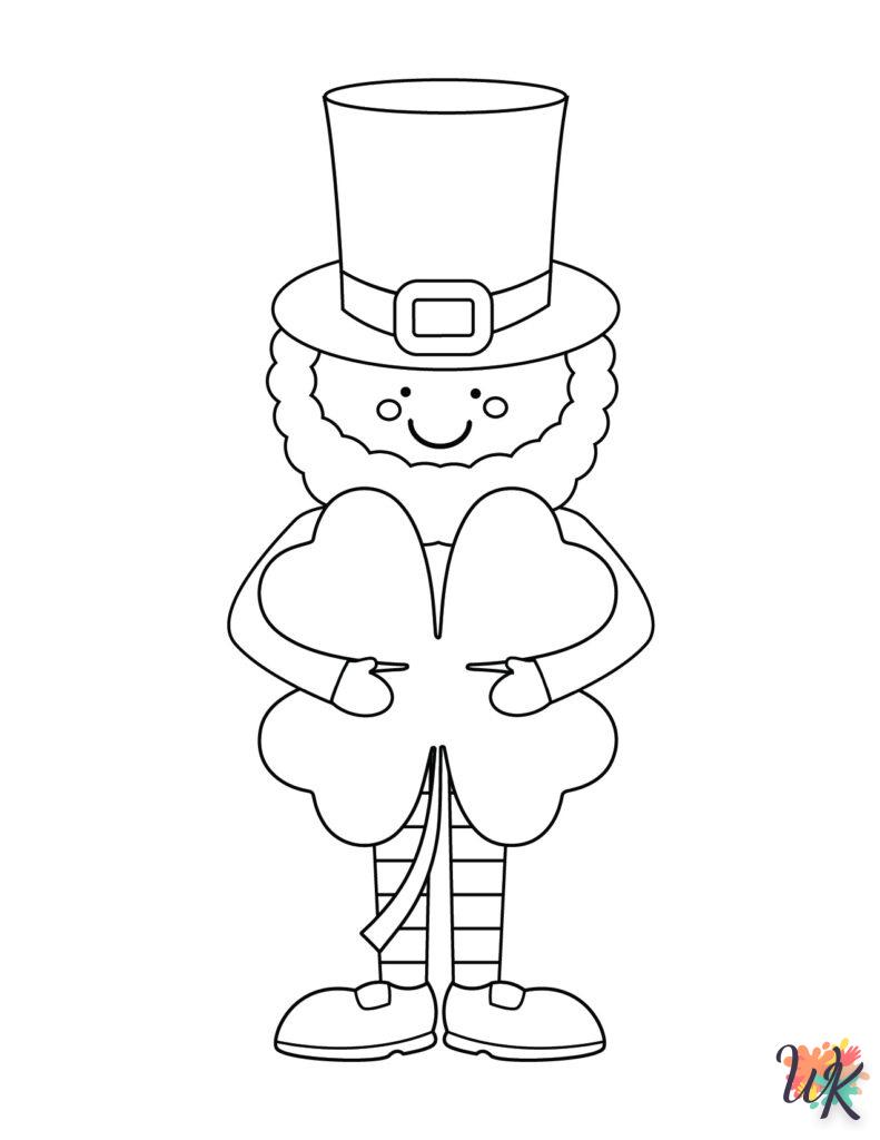 coloriage Leprechaun  pour enfant de 4 ans