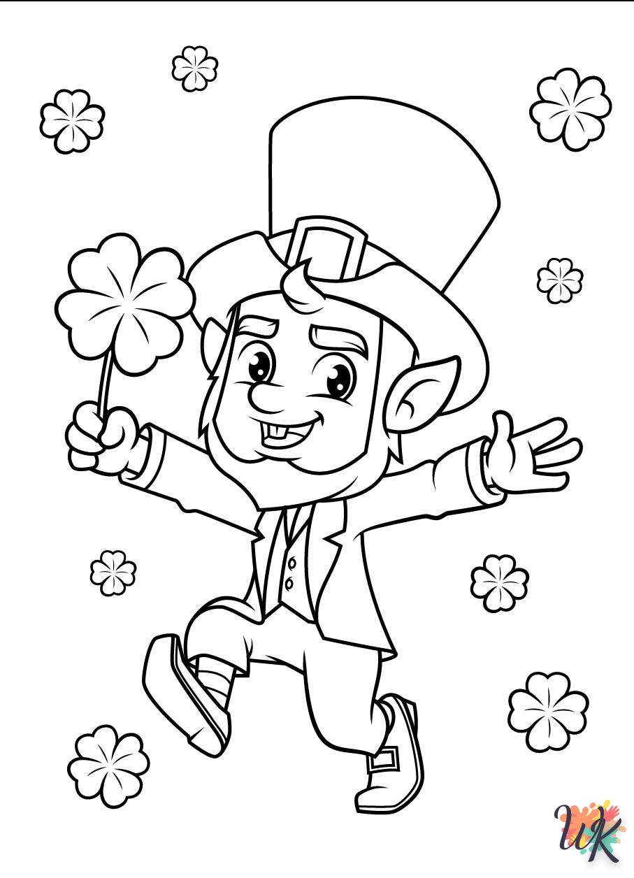 coloriage Leprechaun  à imprimer gratuitement