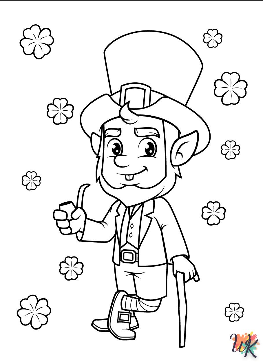 coloriage Leprechaun  a telecharger