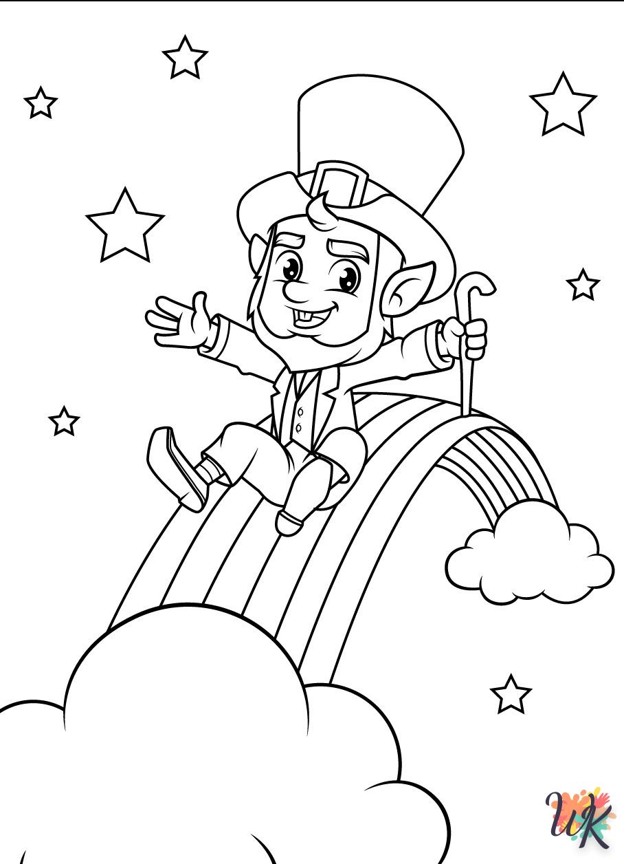 coloriage Leprechaun  à imprimer pdf