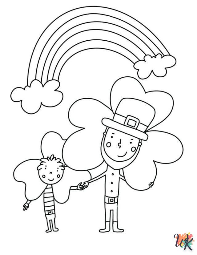 coloriage Leprechaun  pour enfant de 3 ans