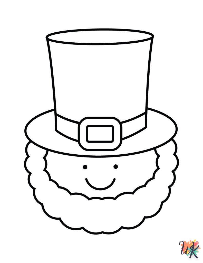 coloriage Leprechaun  enfant à imprimer gratuit