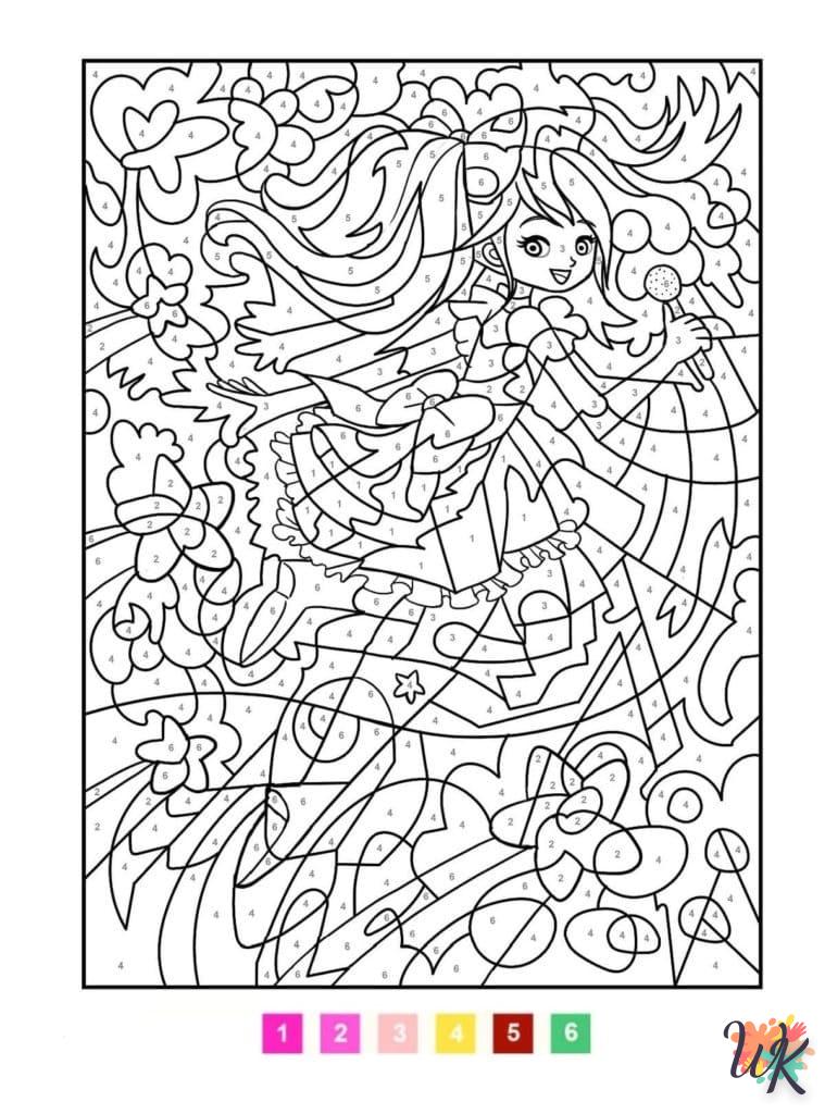 coloriage Magique  et decoupage a imprimer gratuit