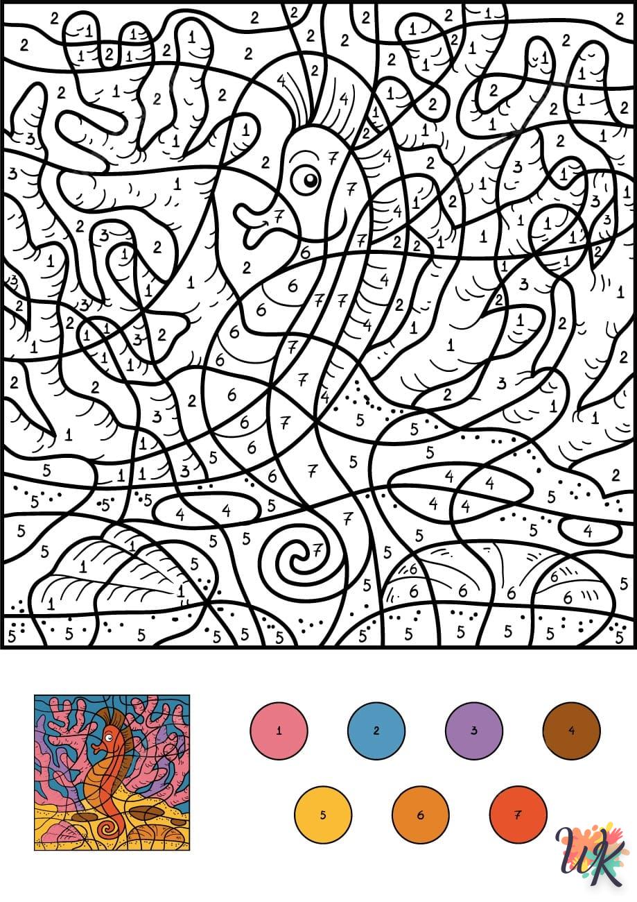 coloriage Magique  automne en ligne gratuit à imprimer