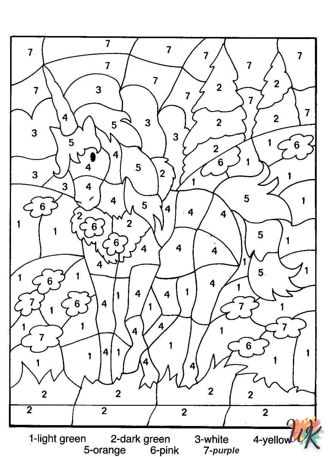 coloriage Magique  pour enfant à imprimer