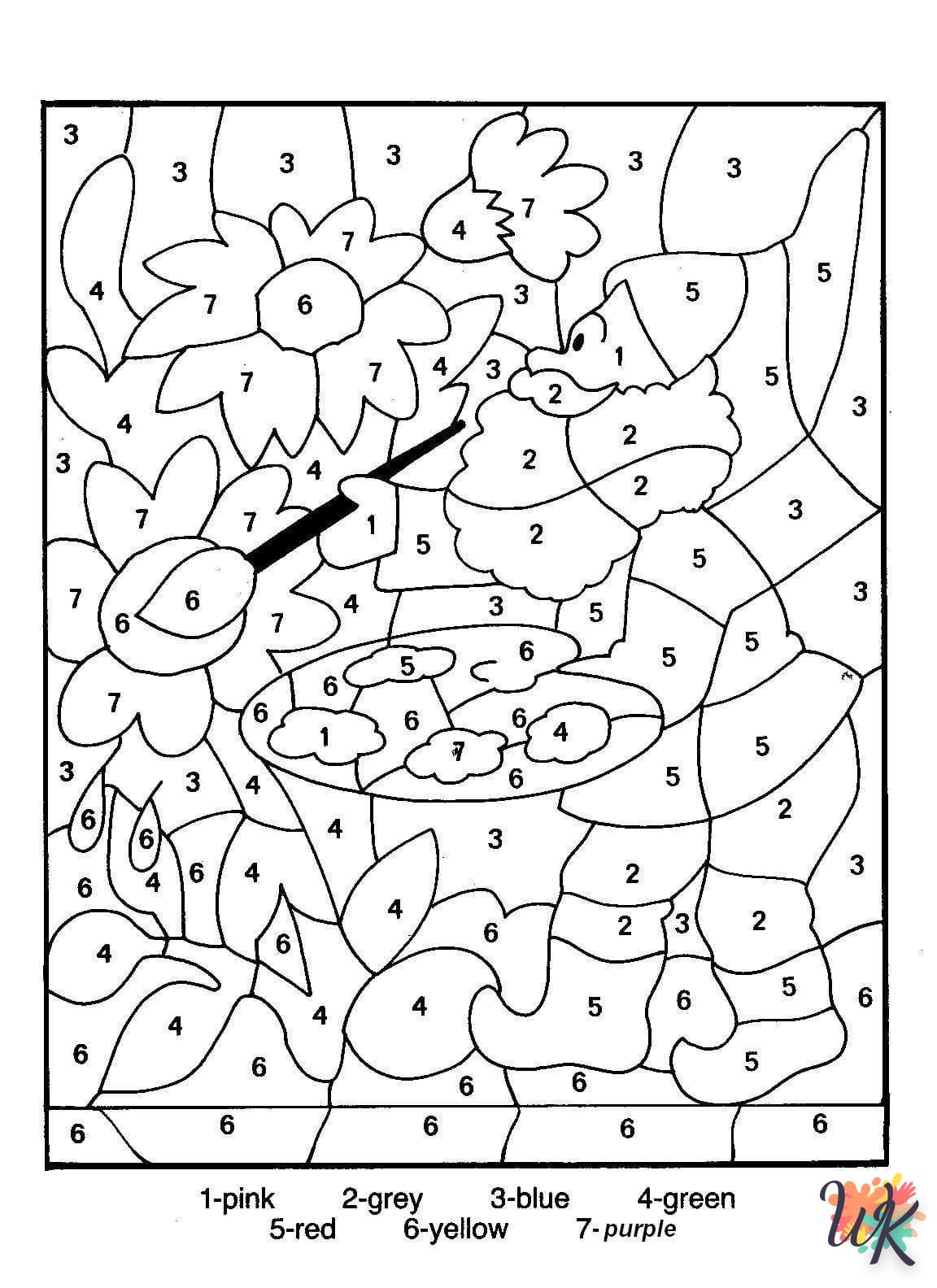 coloriage Magique  à imprimer pour enfant de 10 ans