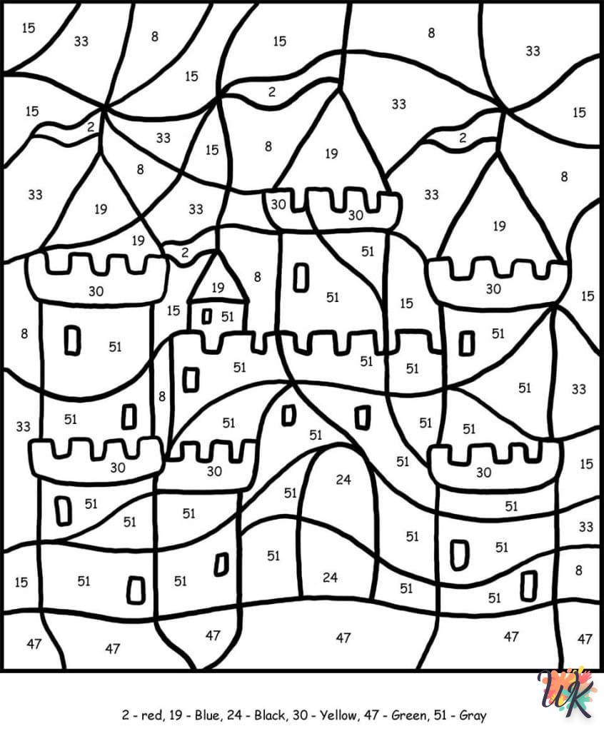 coloriage Magique  à imprimer pour enfant de 7 ans