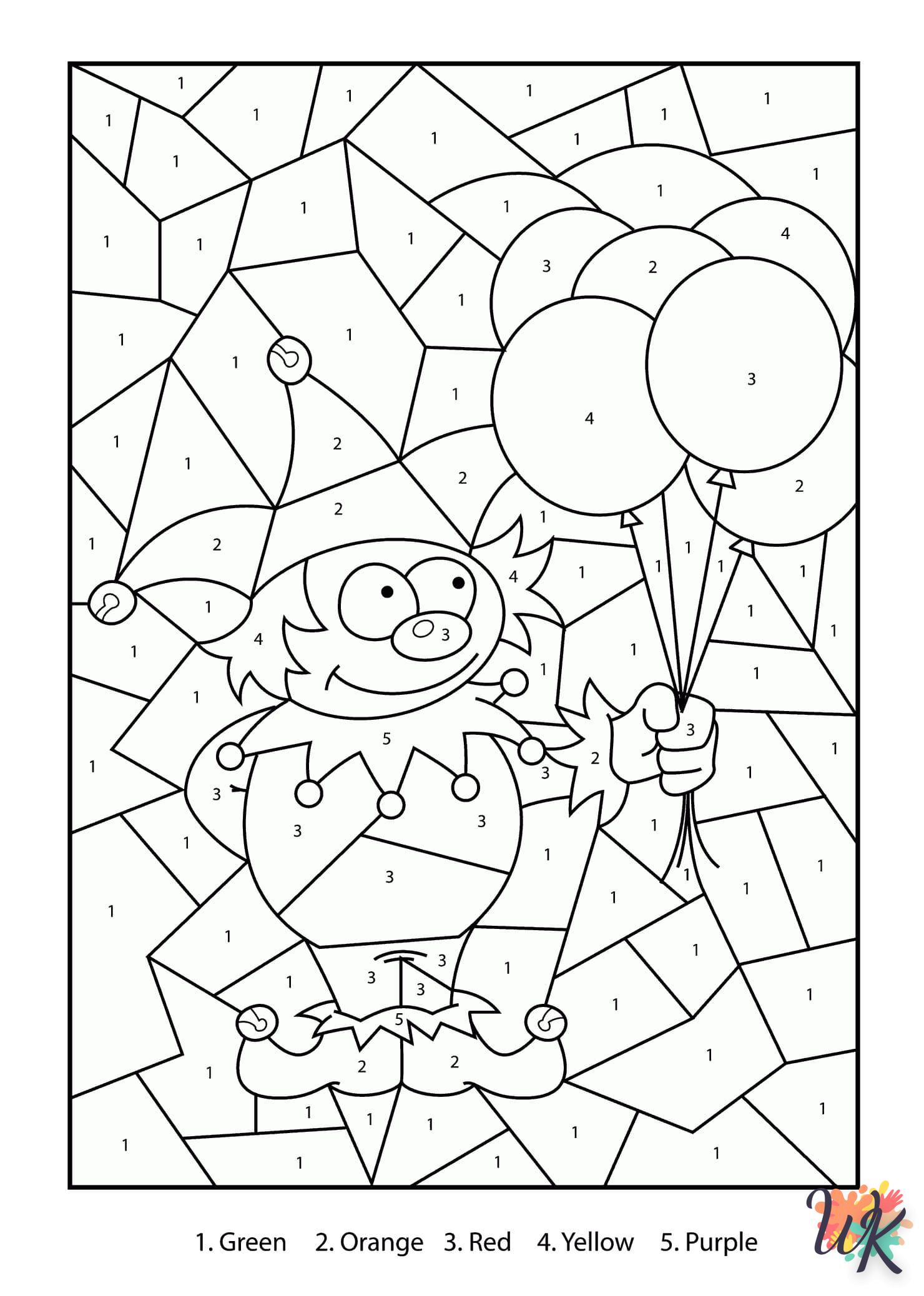 coloriage Magique  a imprimer enfant 10 ans