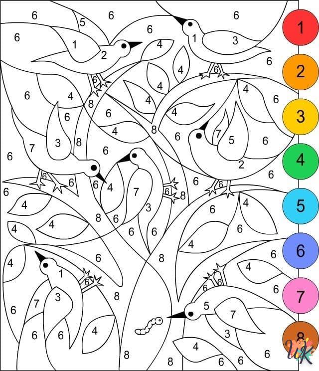 coloriage Magique  enfant 4 ans a imprimer