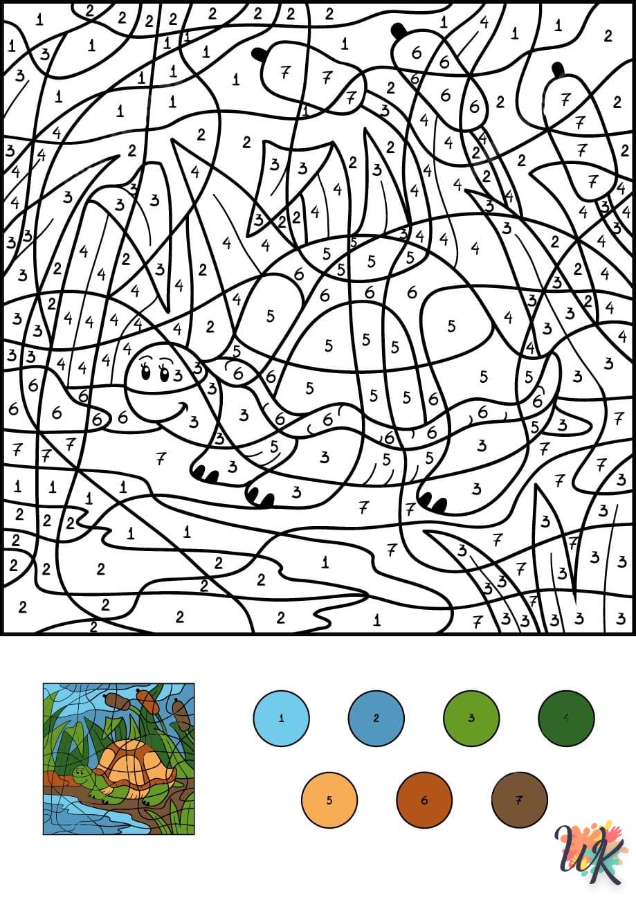 coloriage Magique  licorne en ligne gratuit à imprimer