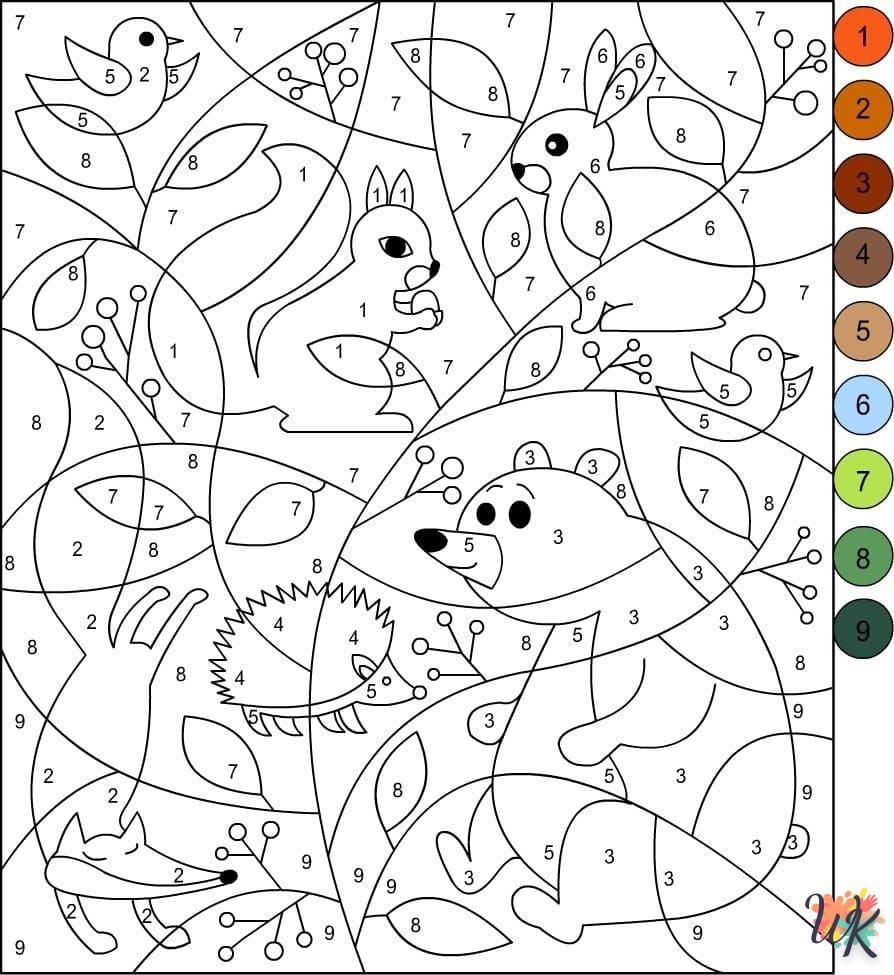 coloriage Magique  enfant à imprimer gratuit