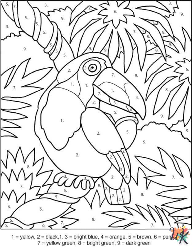 coloriage Magique  pour enfants a imprimer gratuit