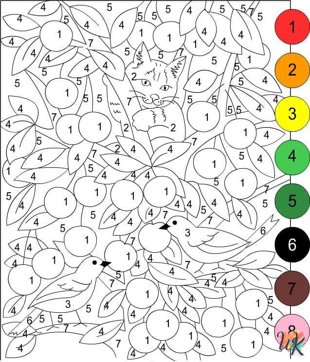 coloriage Magique  à imprimer pour enfant de 10 ans