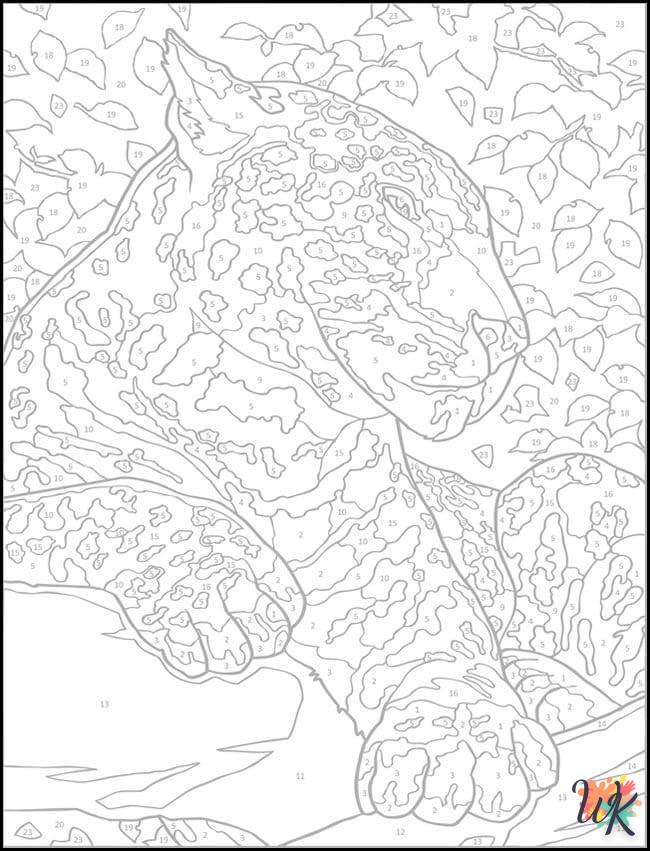 coloriage Magique  enfant 6 ans à imprimer