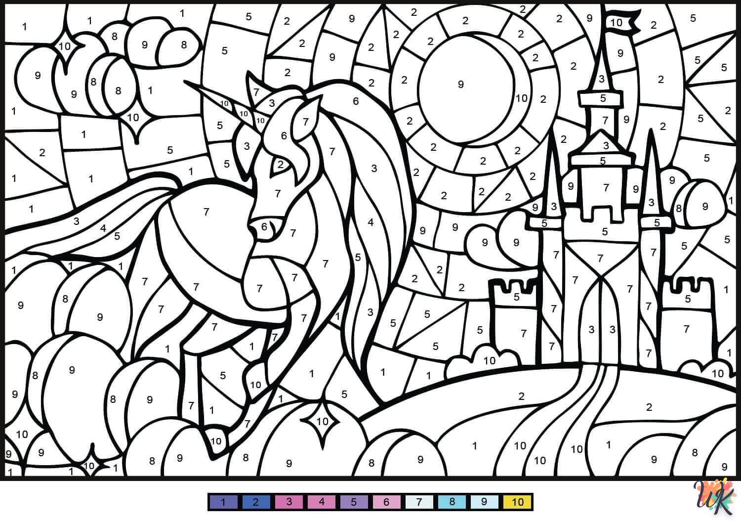 coloriage Magique  a imprimer gratuitement