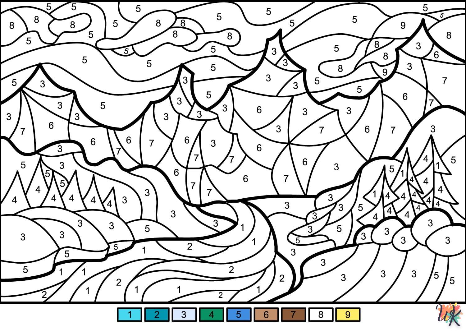 activité coloriage Magique  en ligne