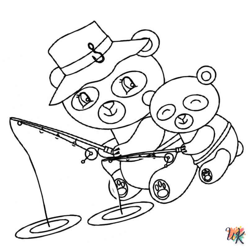 à imprimer coloriage Panda