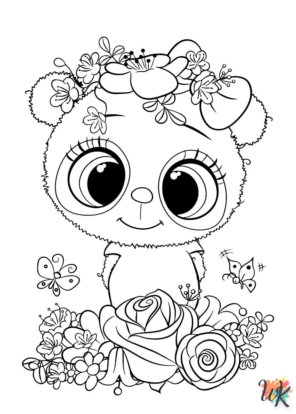 coloriage Panda  pour bebe a imprimer