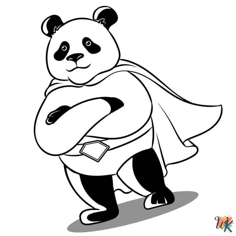 coloriage Panda  en ligne adulte gratuit