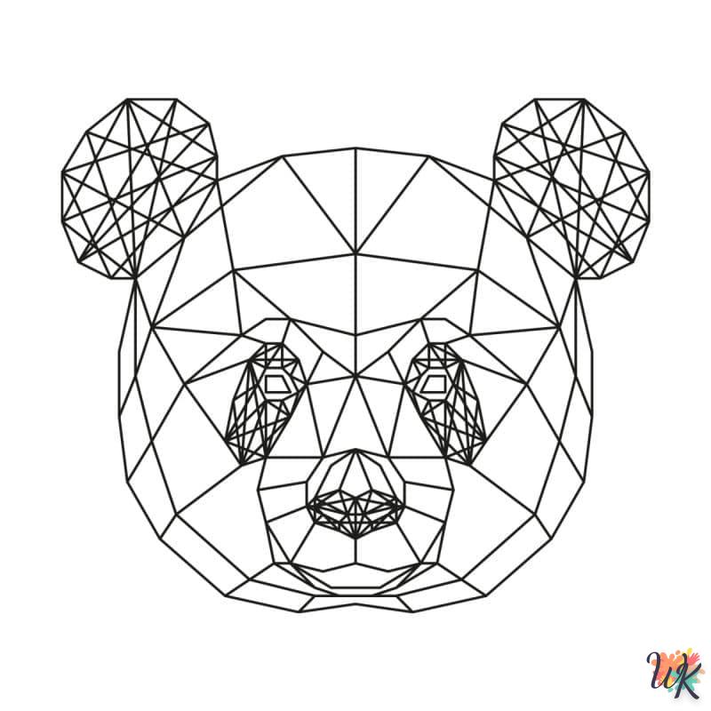 imprimer coloriage Panda  pour enfant