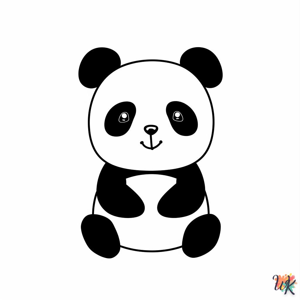 coloriage Panda  a imprimer