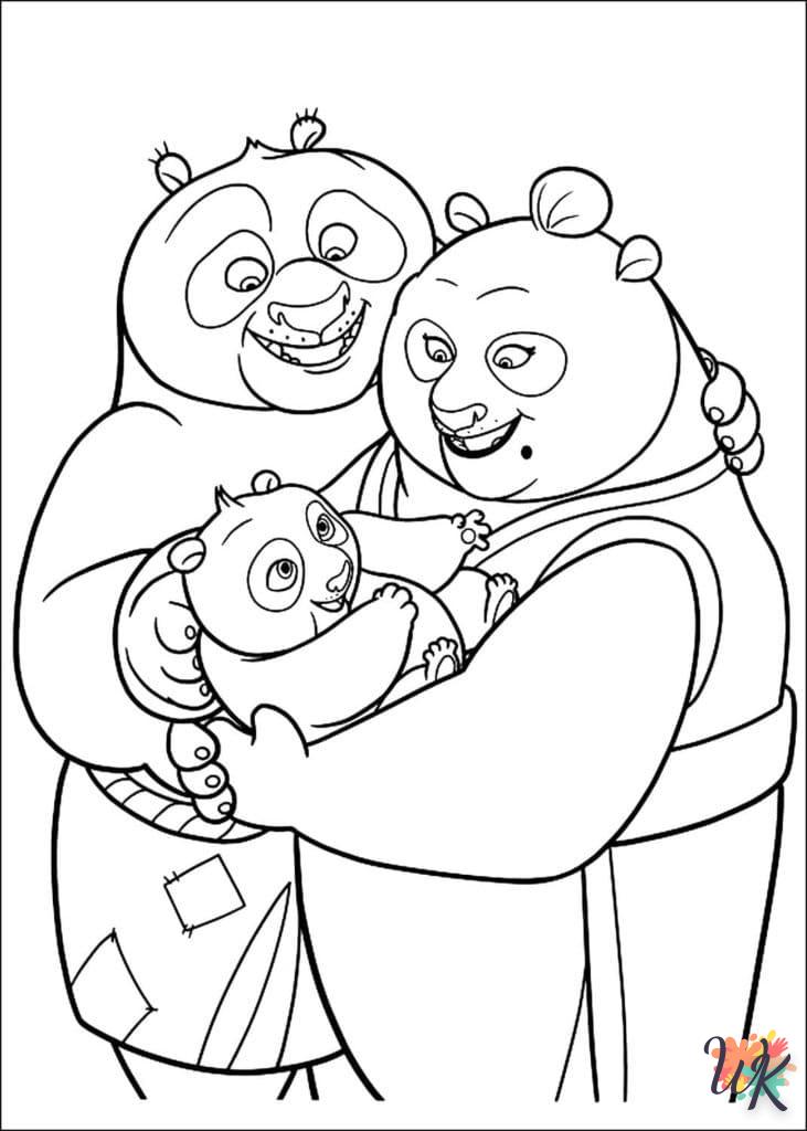 coloriage Panda  pour enfant à imprimer