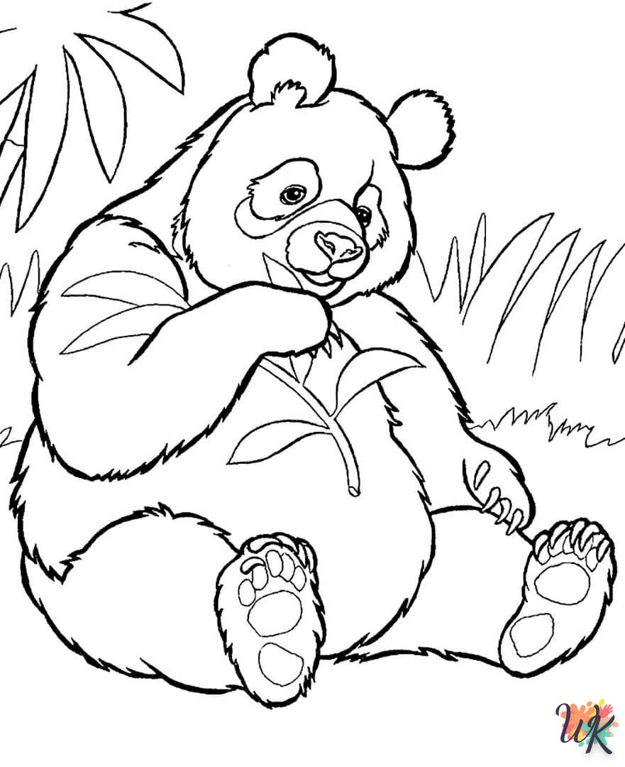 coloriage Panda  à imprimer gratuit