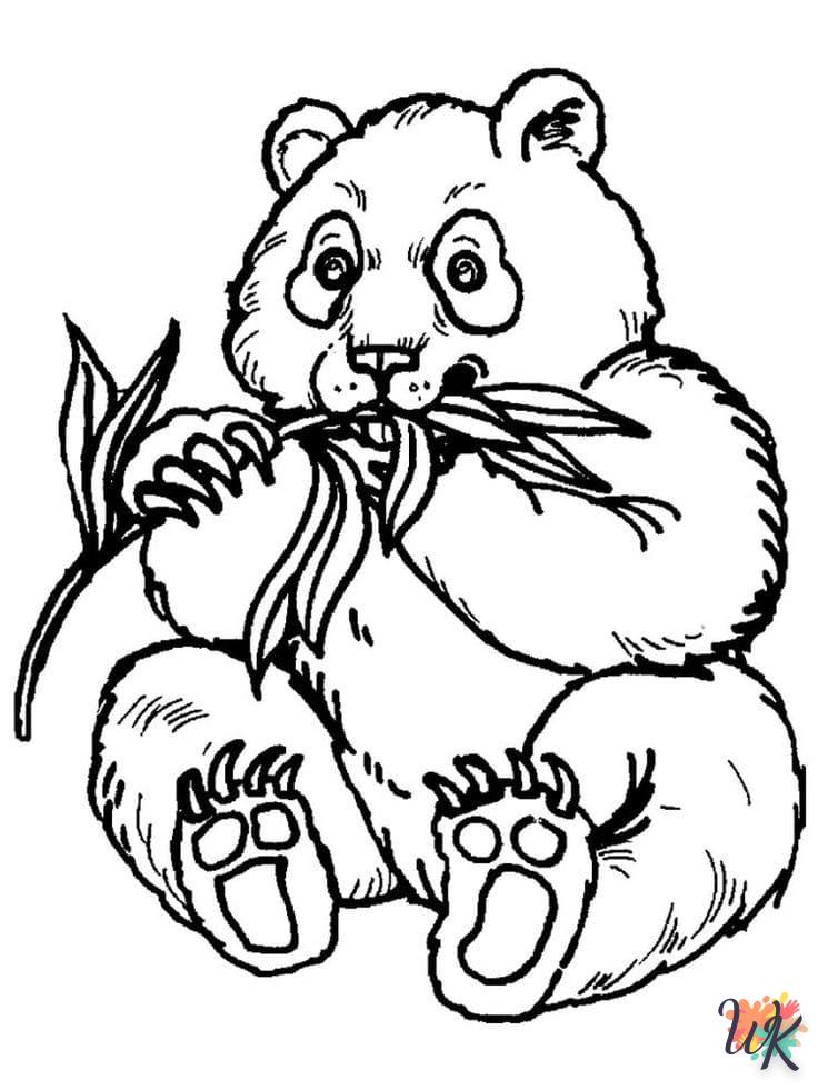 coloriage Panda  gratuit