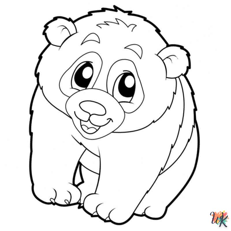 coloriage Panda  pour enfant a imprimer gratuit