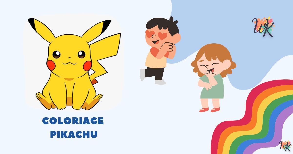 Coloriage Pikachu - Le personnage principal du film Pokémon 4 Coloriage Pikachu – Le personnage principal du film Pokémon