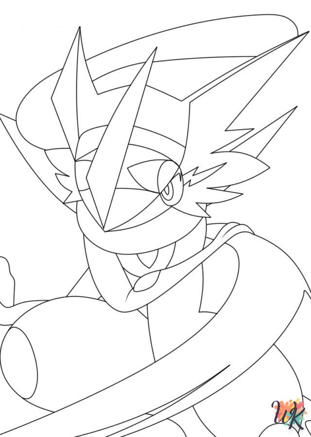 coloriage Pokémon Greninja  en ligne 8 ans