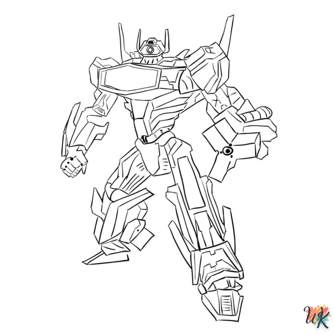 coloriage Robot  a dessiner en ligne