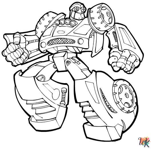 coloriage Robot  enfant 2 ans a imprimer