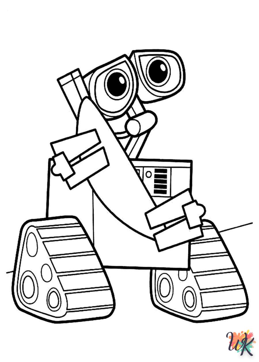 coloriage Robot  gratuit à imprimer