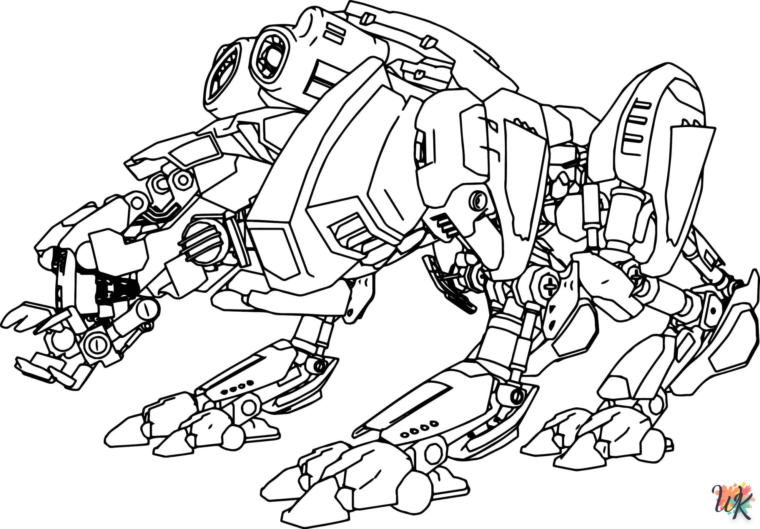 coloriage Robot  à imprimer pdf