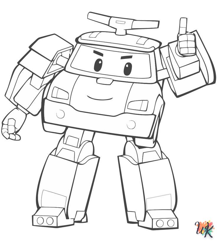 coloriage Robot  en ligne a colorier