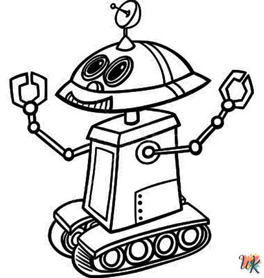 coloriage Robot  sonic en ligne gratuit à imprimer