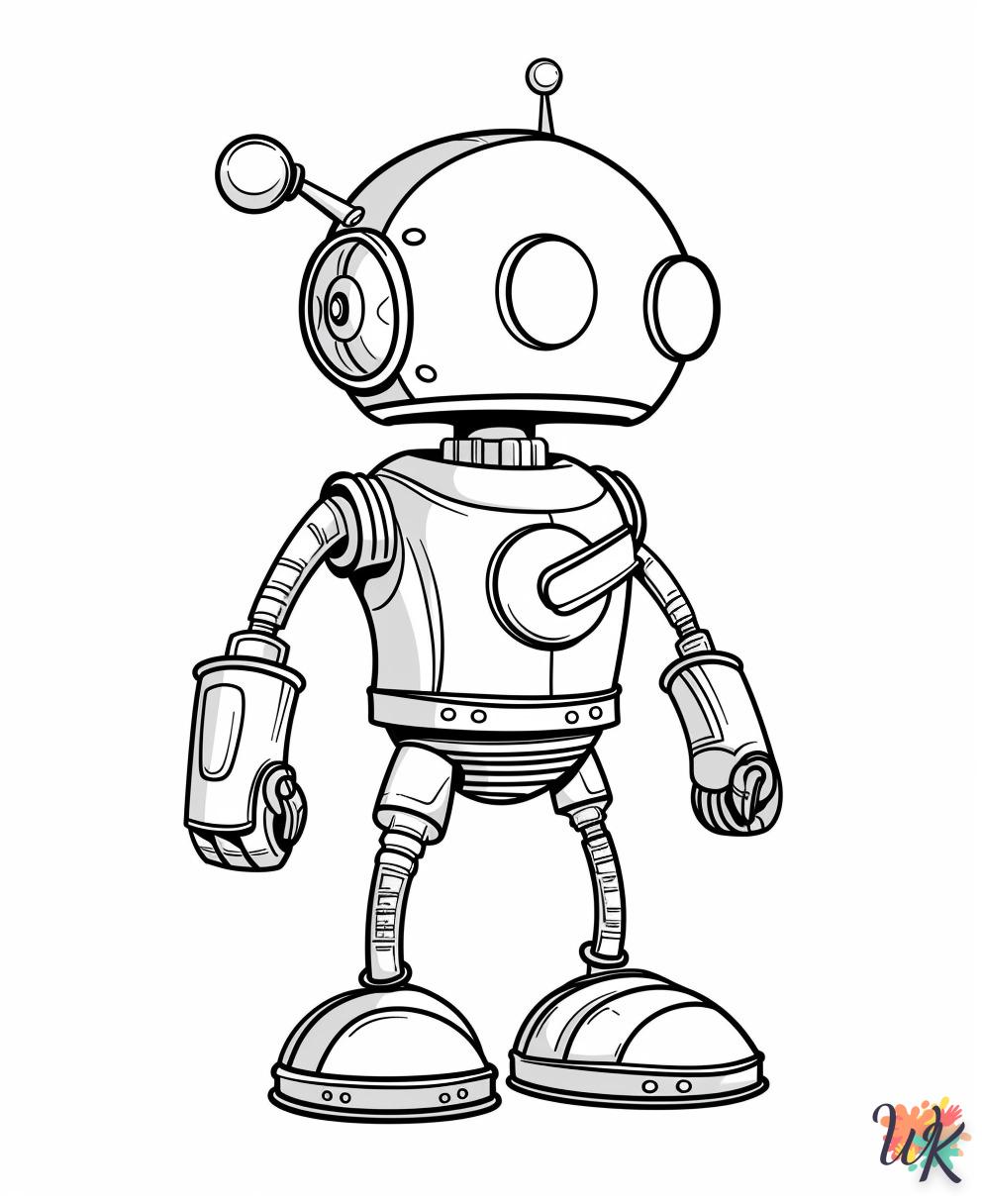 coloriage Robot  en ligne pour enfant