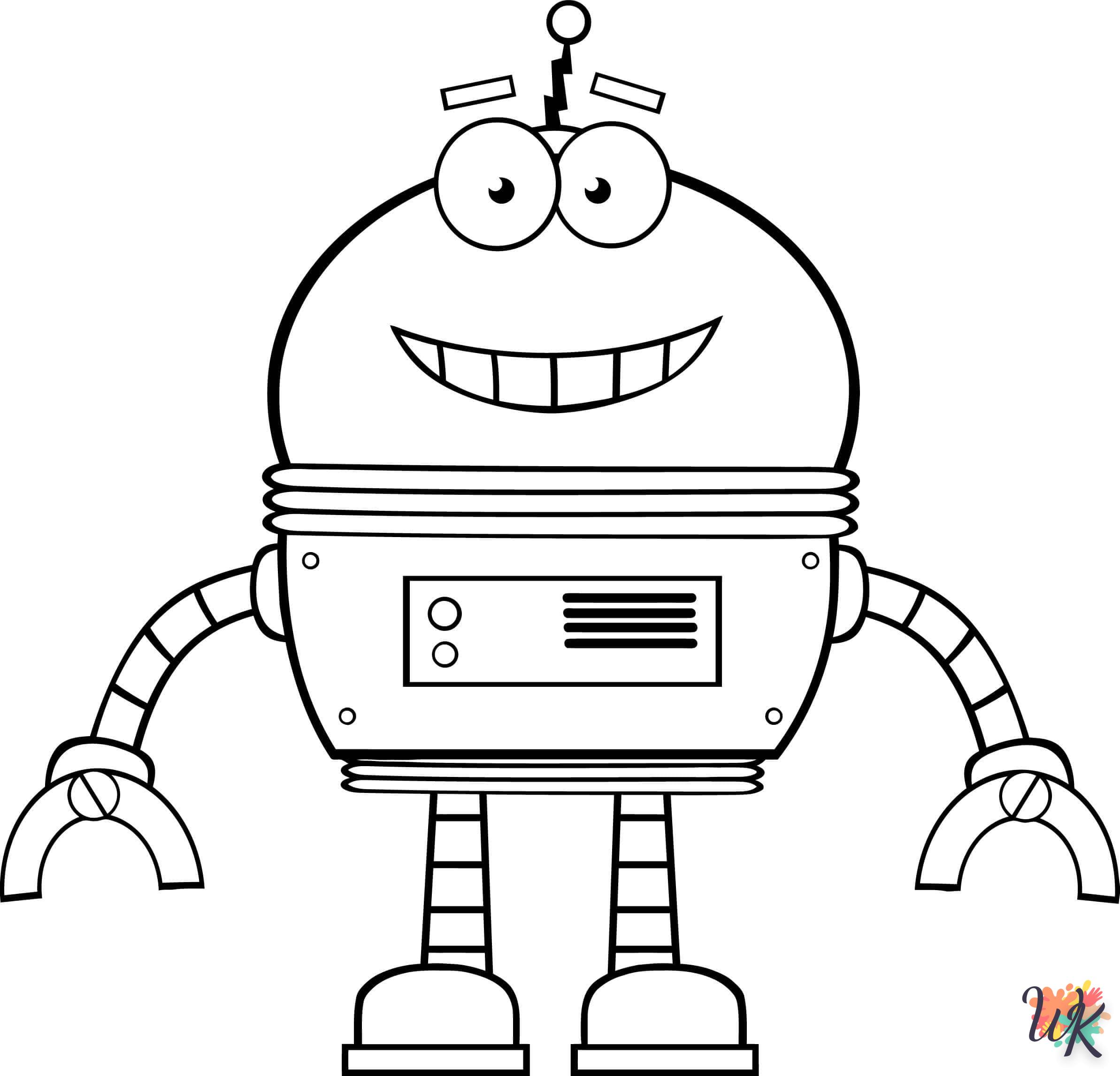 coloriage Robot  bebe à imprimer