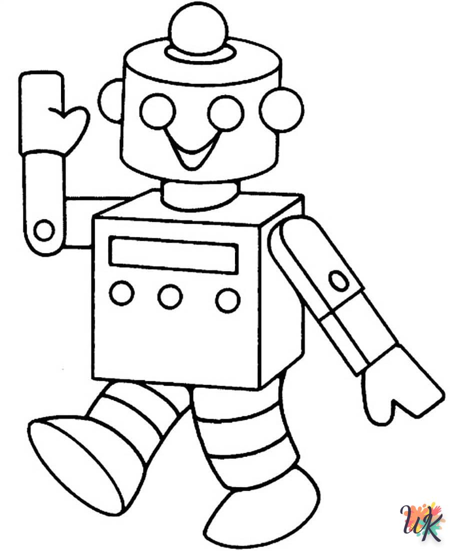 coloriage Robot  pour enfants à télécharger