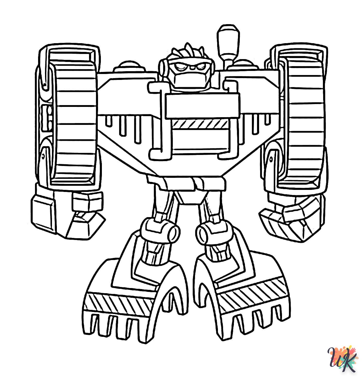 coloriage Robot  a imprimer enfant 10 ans