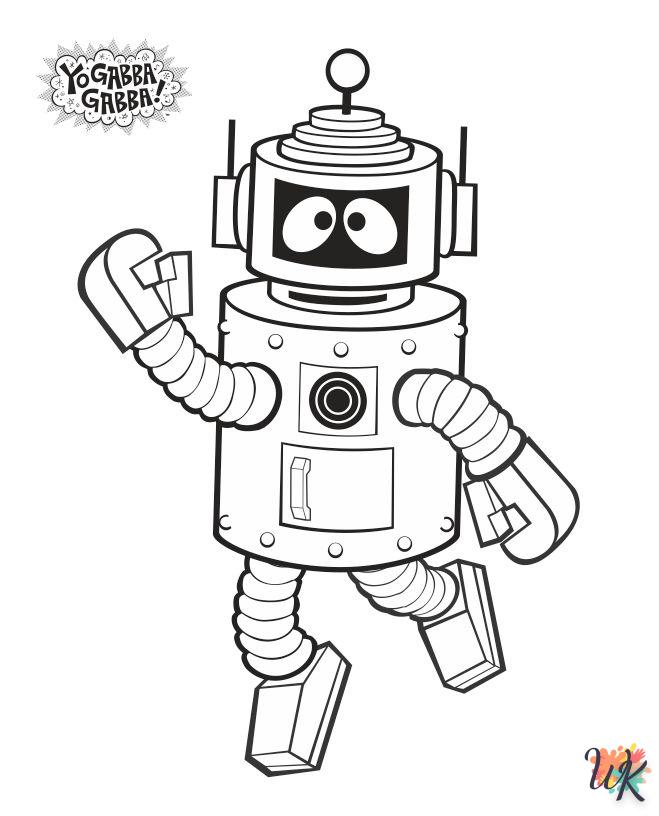 coloriage Robot  pour enfant de 2 ans