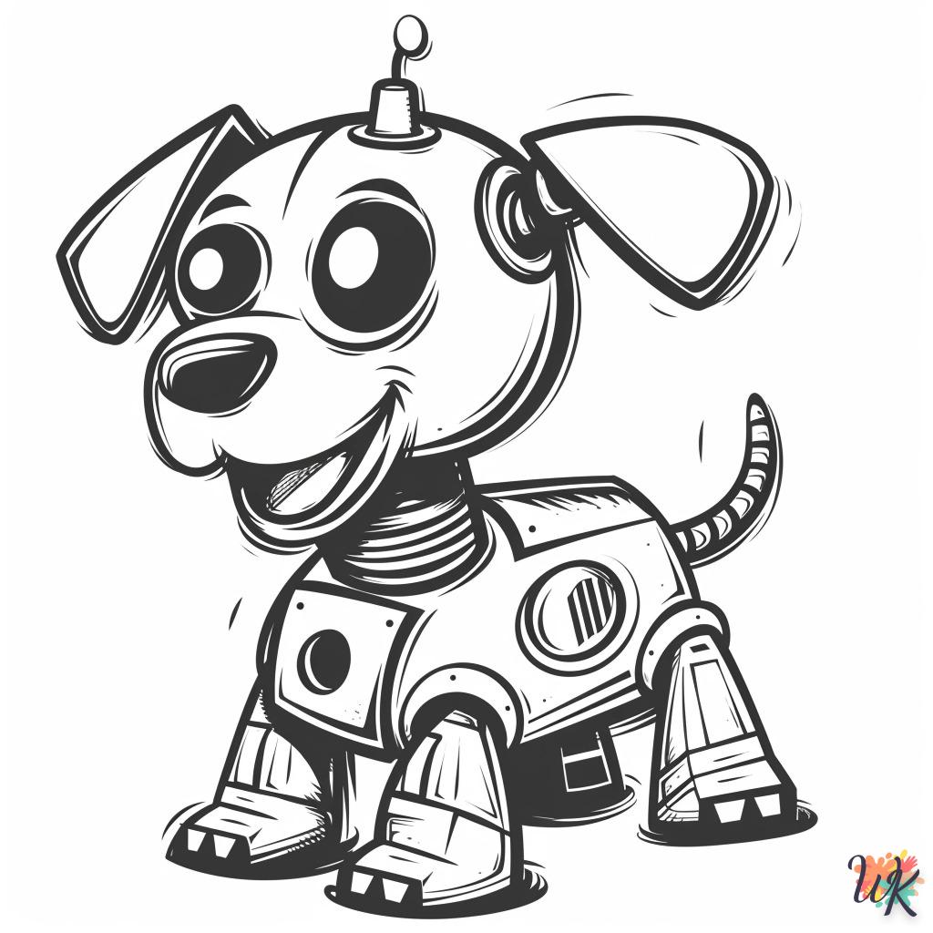 coloriage Robot  pour enfant de 10 ans