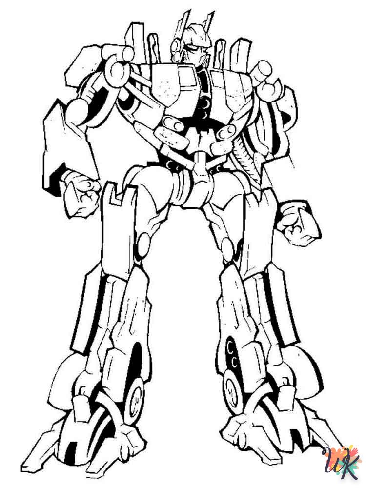 coloriage Robot  enfant à imprimer pdf