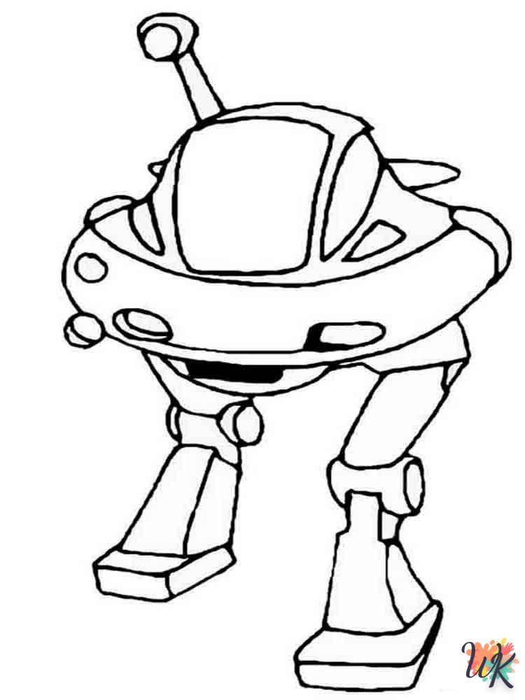 coloriage Robot  pour enfant a imprimer gratuit