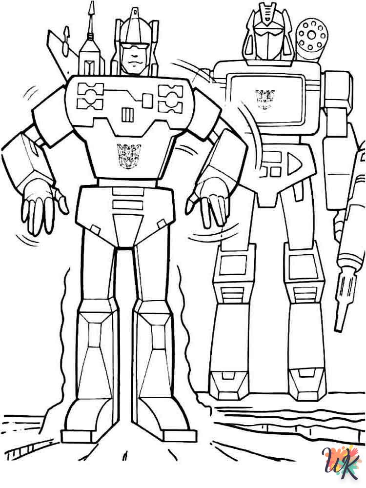 coloriage Robot  et dessin a imprimer